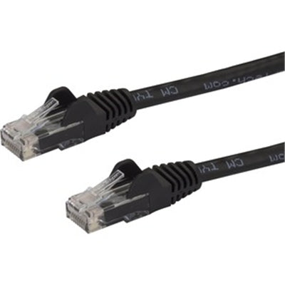 3ft Black Snagless Category 6 Patch Cable