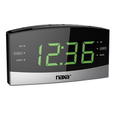 BT Alarm Clock w USB Chrgr Prt