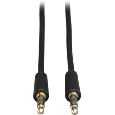 10-ft. mini-stereo dubbing cord commonly used with multimedia speakers and other audio devices. 3.5mm stereo male to male connectors. Tripp Lite warrants this product to be free from defects in materials and workmanship for life.
