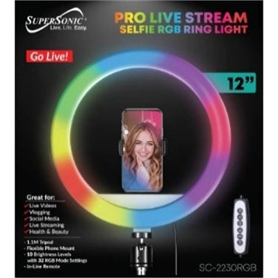 12" RGB Pro Live Stream Selfie