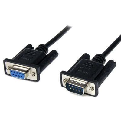 Connect your serial devices and transfer your files - 1m DB9 Null Modem Cable.