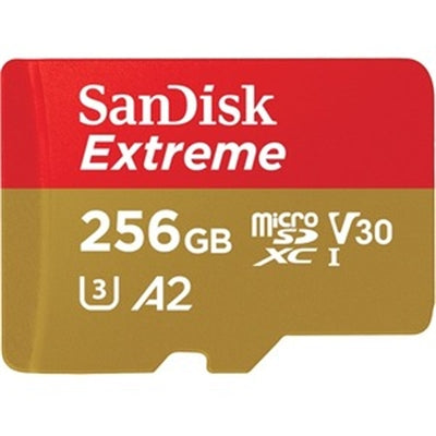 Ext microSD W Adapter 256GB
