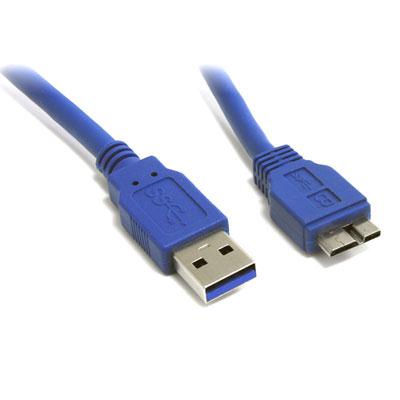 1' USB 3 Cable A to Micro B