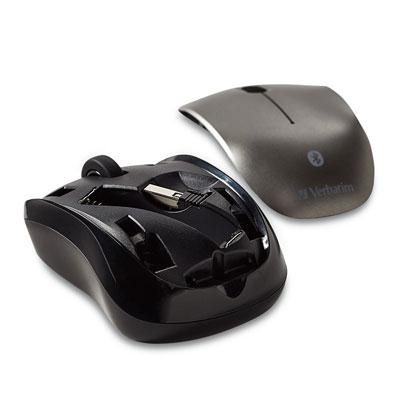 Wrls Multi Trac Blk LED Mouse